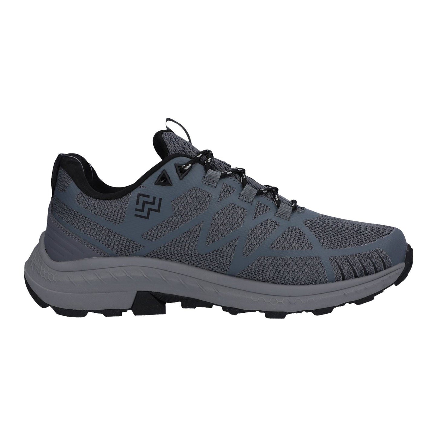 Hi-Tec Mauna Polyester Men's Grey/Black/Black Hiking Boots
