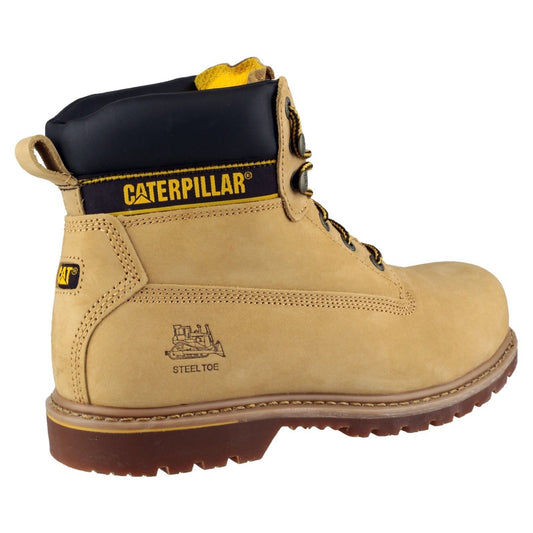Caterpillar Men's Holton S3 Safety Boot in Honey