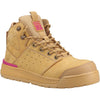 Hard Yakka Women's 3056 PR Side Zip Safety Boot in Wheat