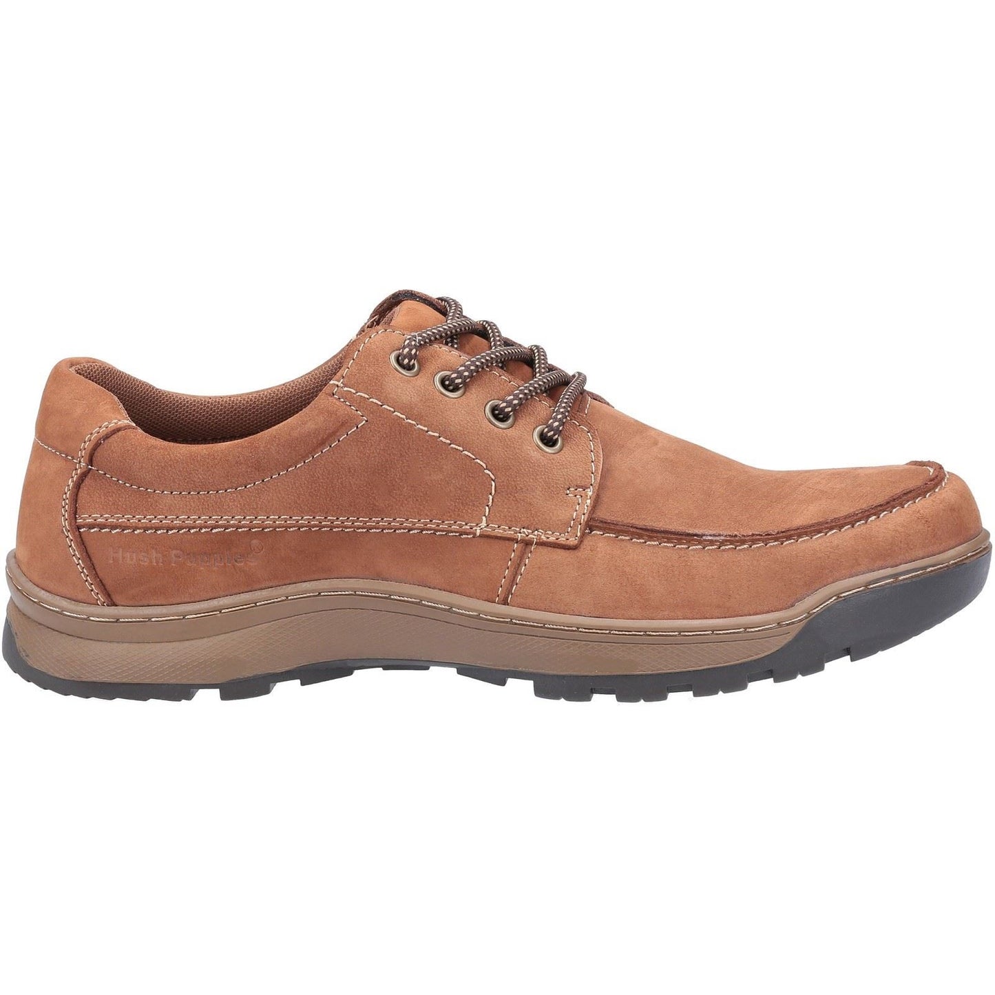 Hush Puppies Men's Tucker Lace Shoe in Tan Nubuck