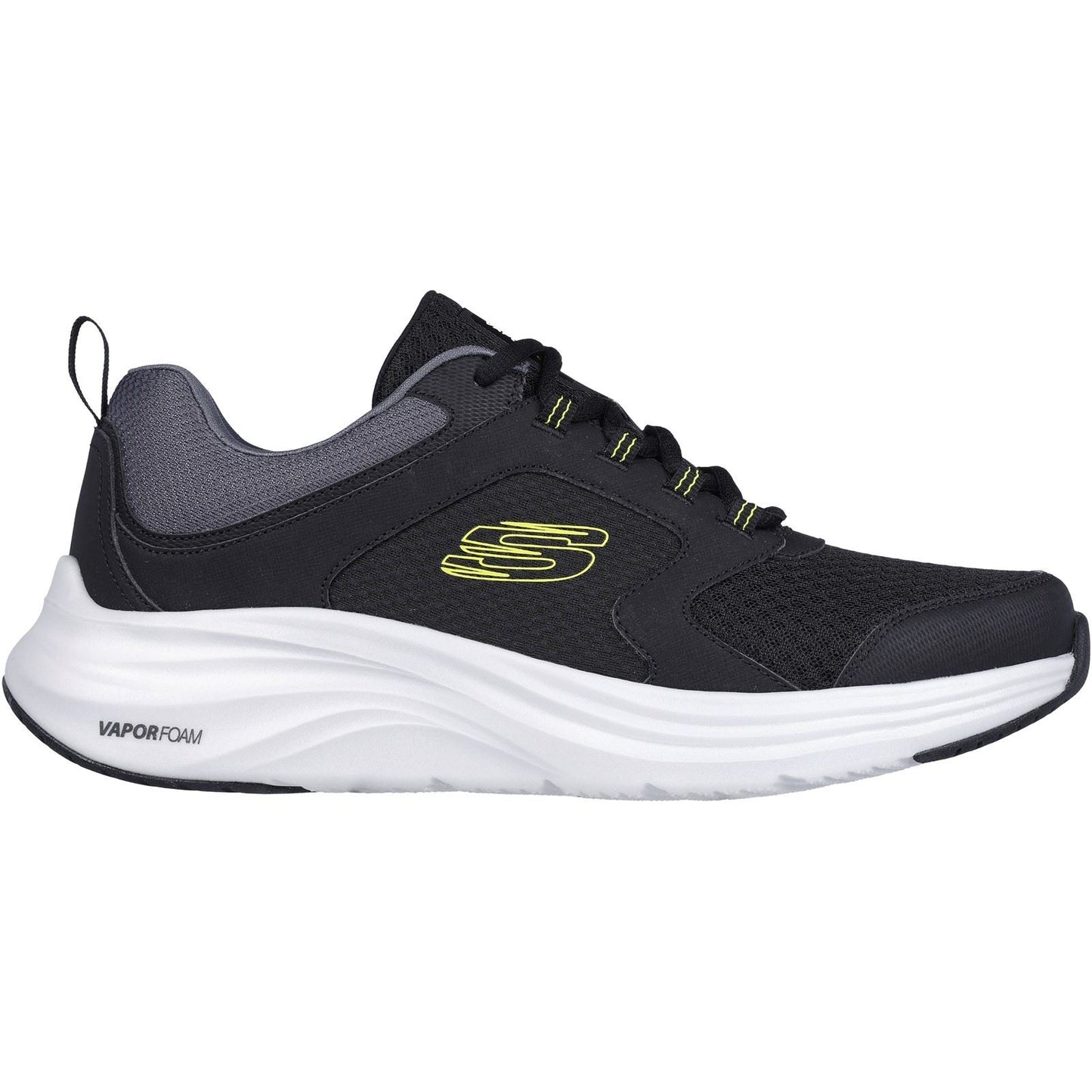 Skechers Men's Vapor Foam Trainer in Black/Lime