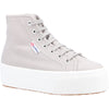 Superga Women's 2708 HI TOP Ankle Boots in Grey Colomba/White Avorio