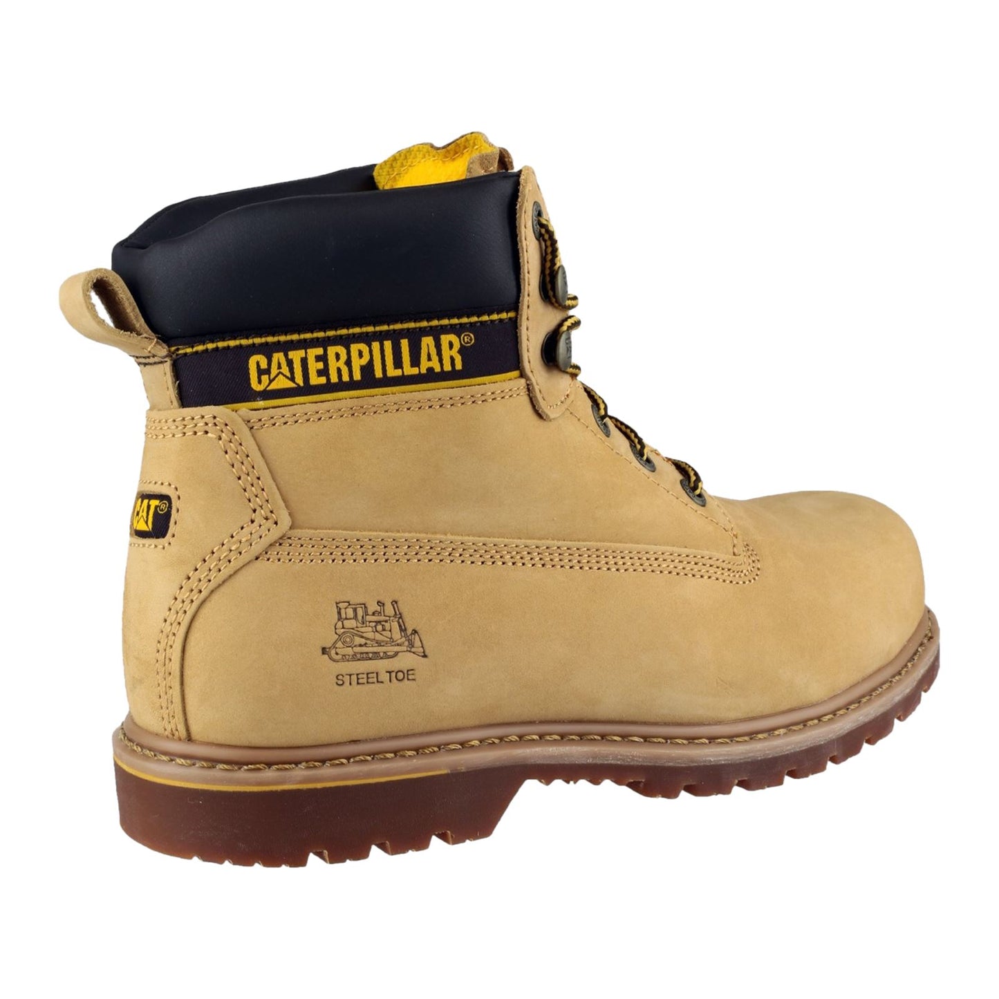 Caterpillar Men's Holton S3 Safety Boot in Honey