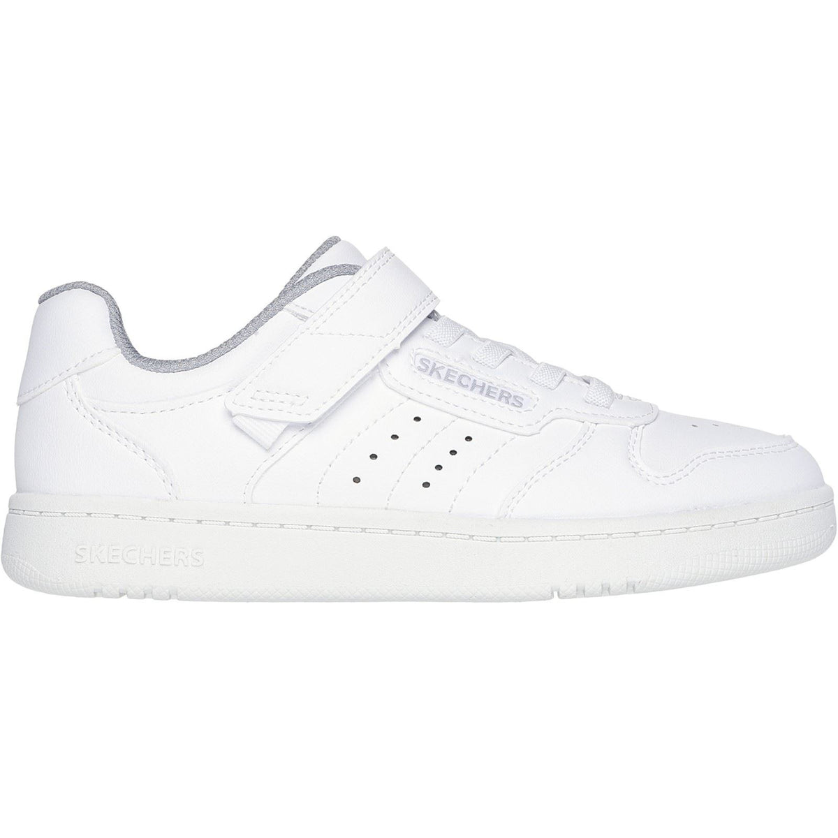 Skechers Quick Street Boy's White Trainers