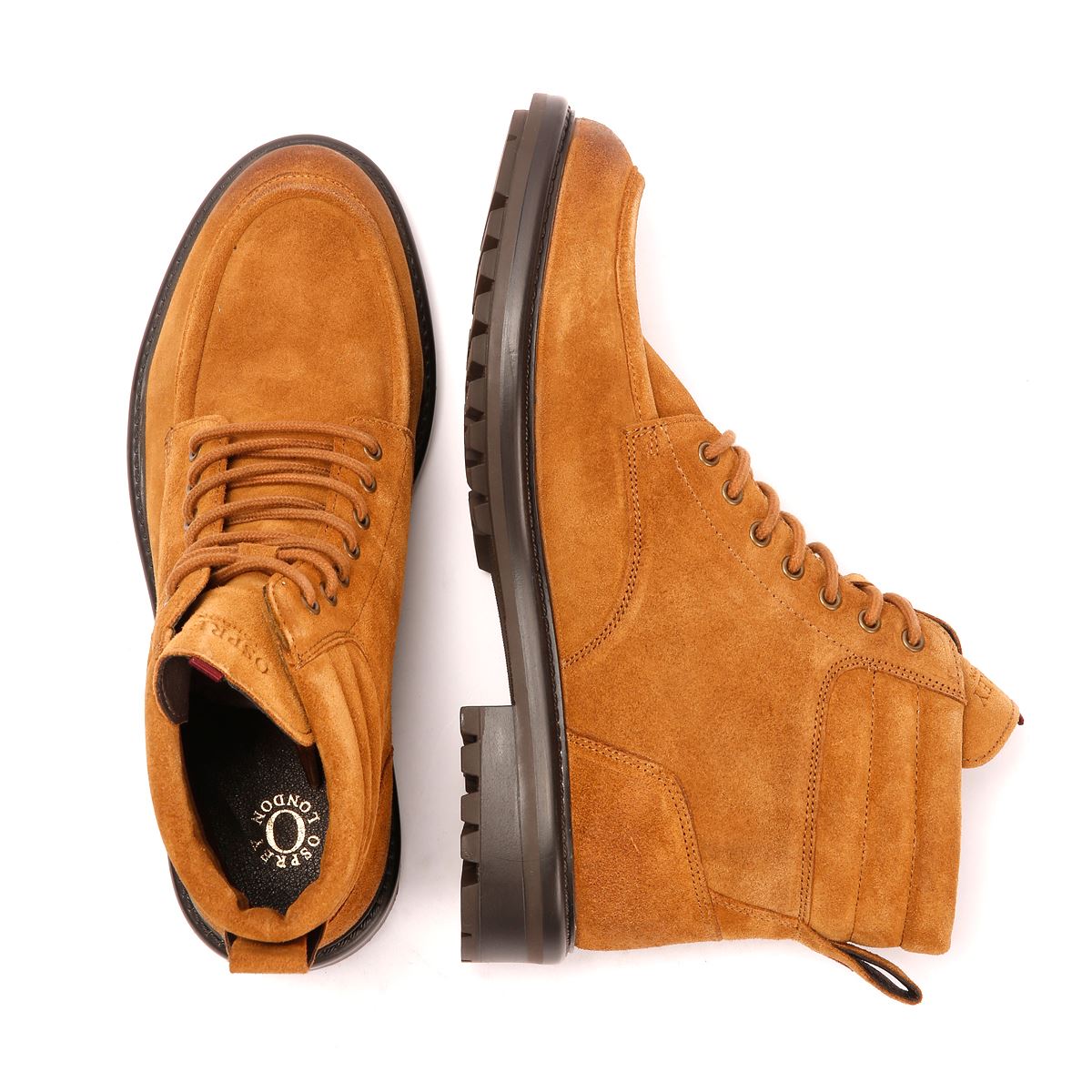 Osprey London The Pentney Waxed Suede Men's Kola Boots