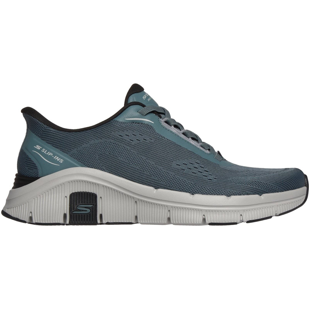 Skechers Relaxed Fit Flex Zayder Textile Men's Slate Mesh/Synthetic Trainers