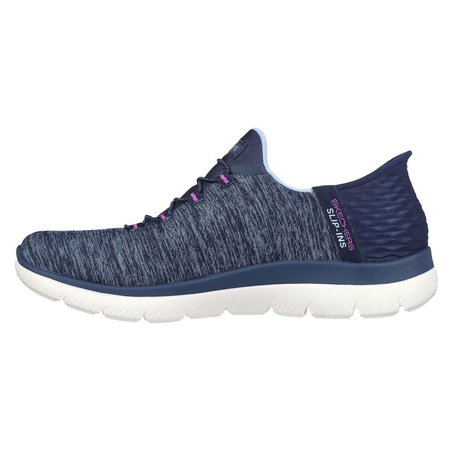 Skechers Women's Summits Dazzling Haze Shoes in Navy/Purple