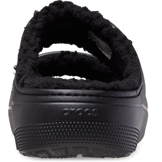 Crocs Women's Classic Cozzzy Sandal in Black