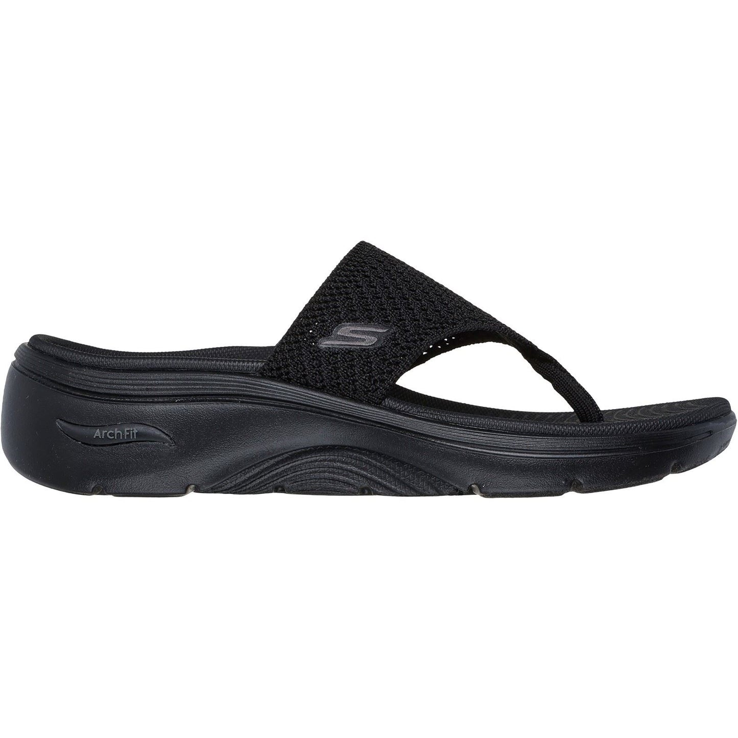 Skechers Go Walk Arch Fit 2.0 Polyester Women's Black Sandals