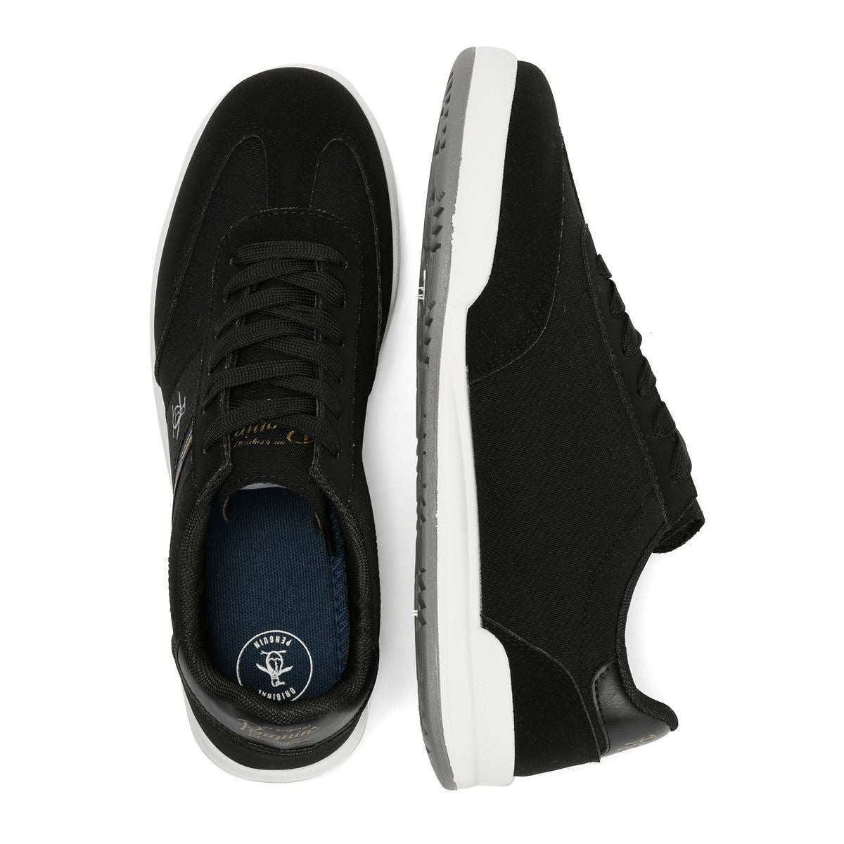 Penguin Gaz Men's Black Trainers