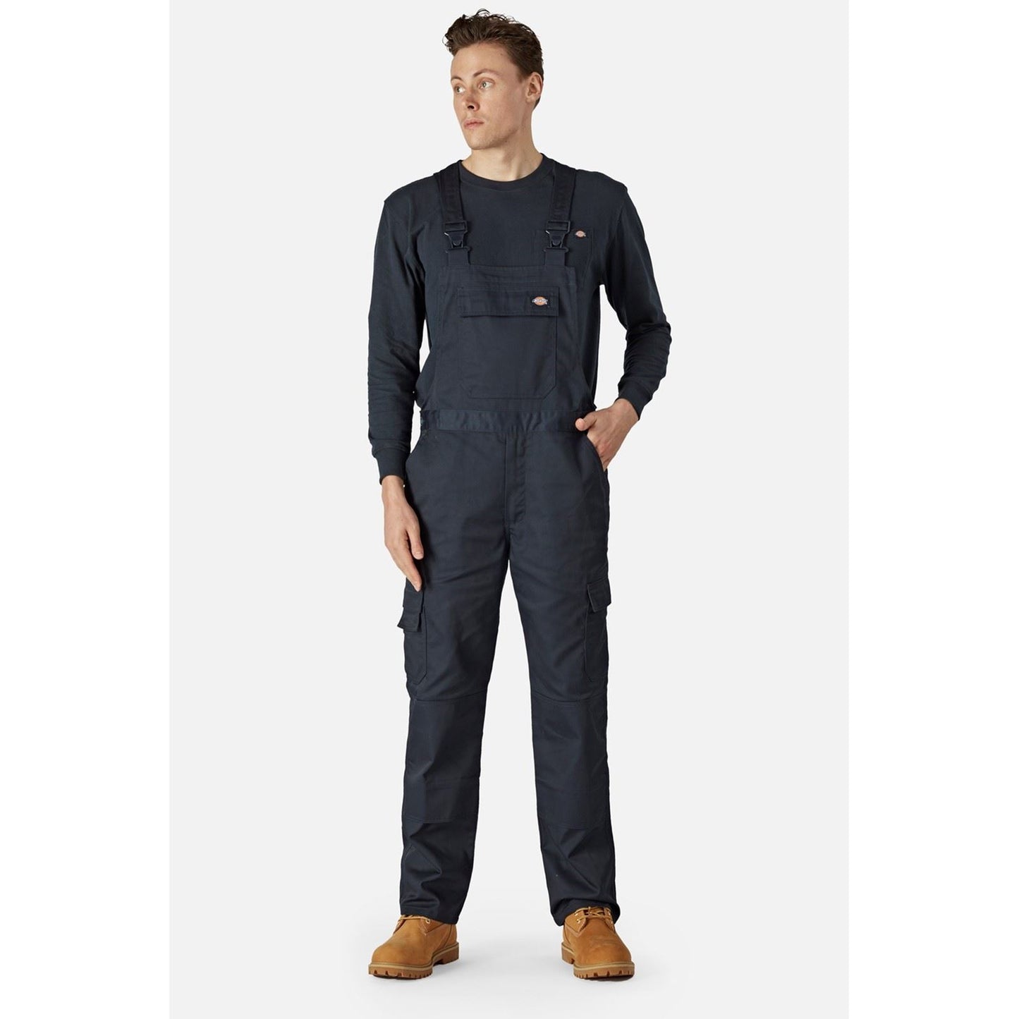 Dickies Everyday Bib and Brace Polyester Men's Blue Work Overall