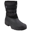 Cotswold Women's Chase Touch Fastening and Zip up Winter Boot in Black
