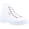 Superga Women's 2341 Alpina Resin Eyelets Ankle Boot in White