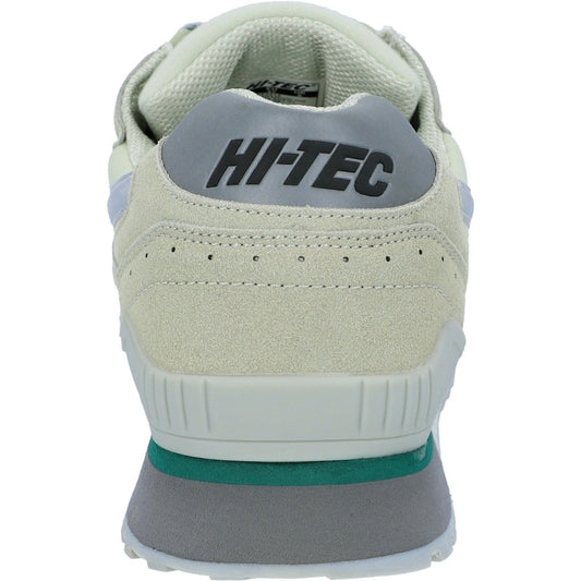 Hi-Tec Silver Shadow OG PU Suede Men's Silver/Grey/Green Trainers