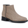Geox Women's Resia Zip Up Boots in Dark Beige