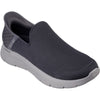 Skechers Men's Go Walk Flex No Hands Shoes in Dark Grey