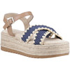 Hush Puppies Jemma Espadrille Polyurethane Women's Navy Sandals