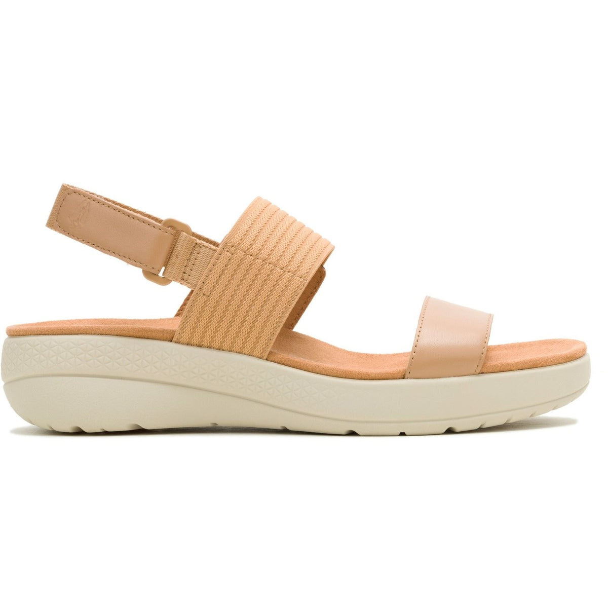Hush Puppies Breathe Slingback Leather Women's Tan Standard Sandals