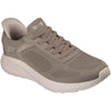 Skechers BOBS Sport Squad Chaos Solid Step Textile Men's Dark Taupe Standard Trainers