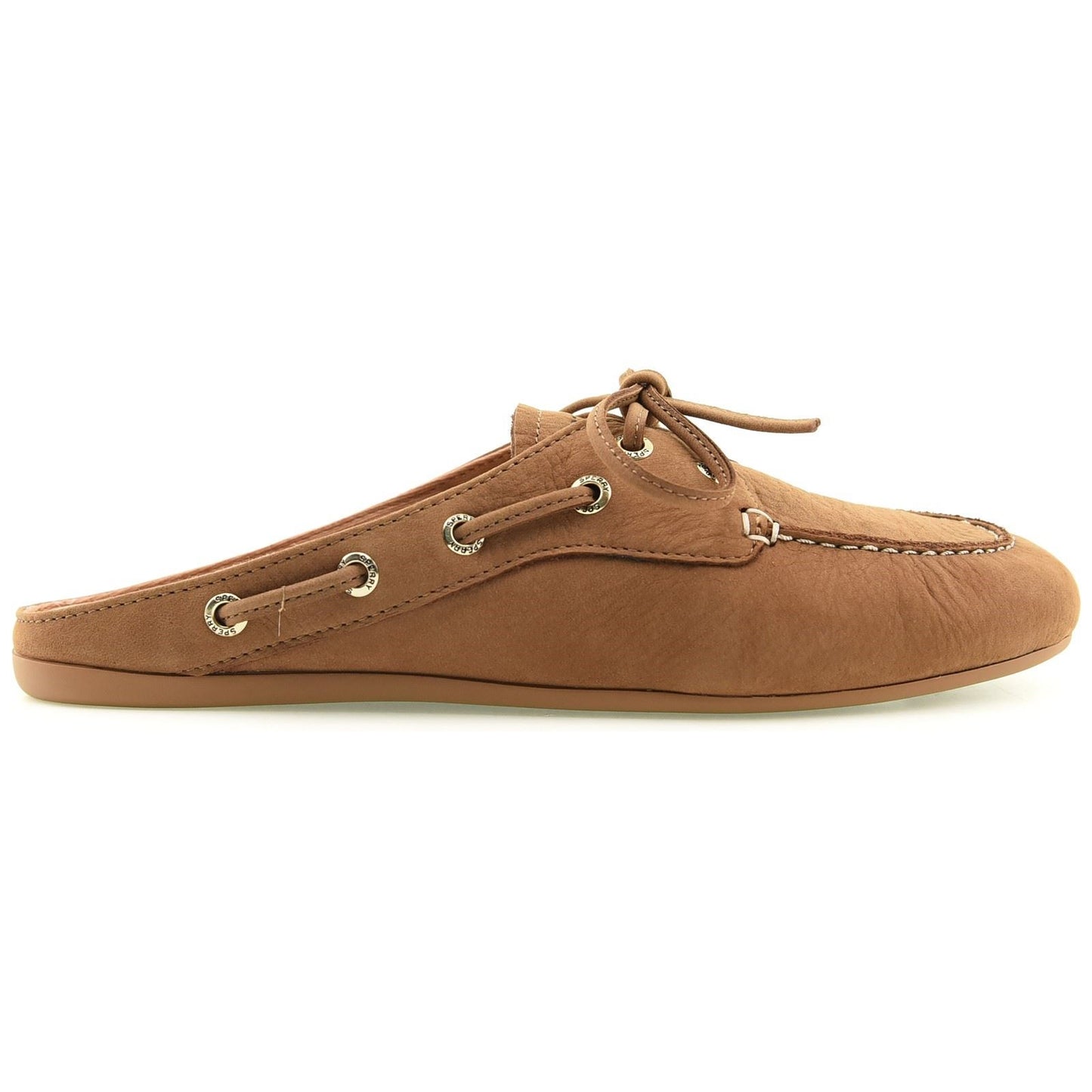 Sperry Slimboat Leather Women's Tan Mules