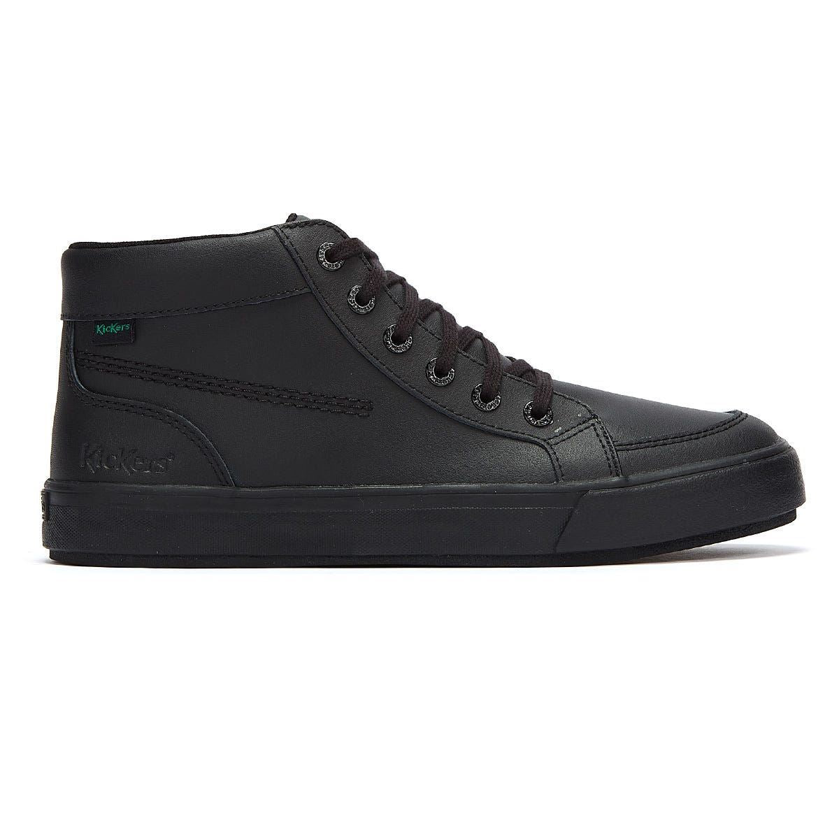 Kickers Tovni Hi Leather Mens Black Shoes - 116225