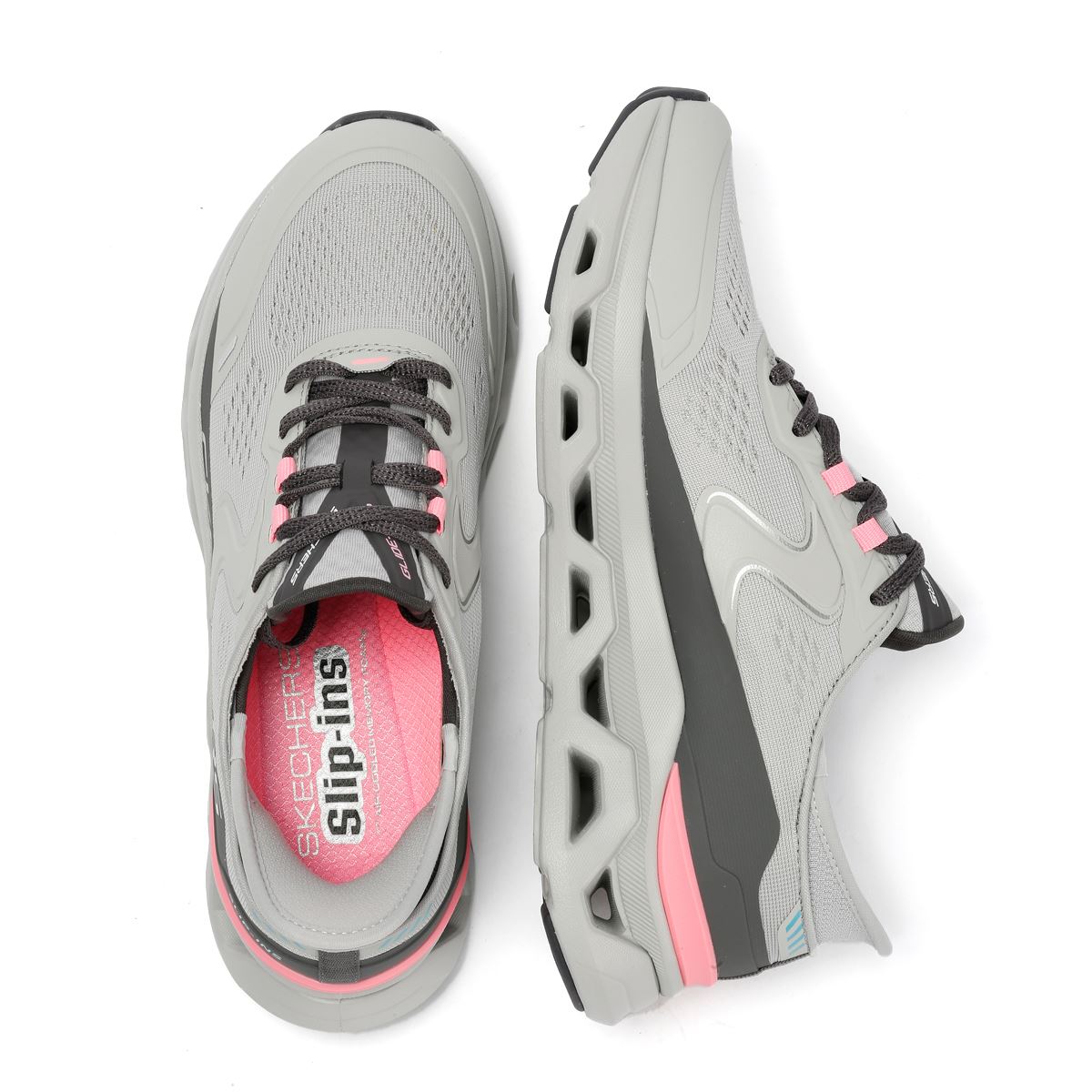 Skechers Slip-Ins Glide Step Altus Mesh Women's Grey Trainers