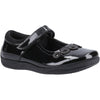 Hush Puppies Christina Patent Leather Junior Black Shoes