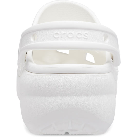 Crocs Women's Classic Platform Clog in White