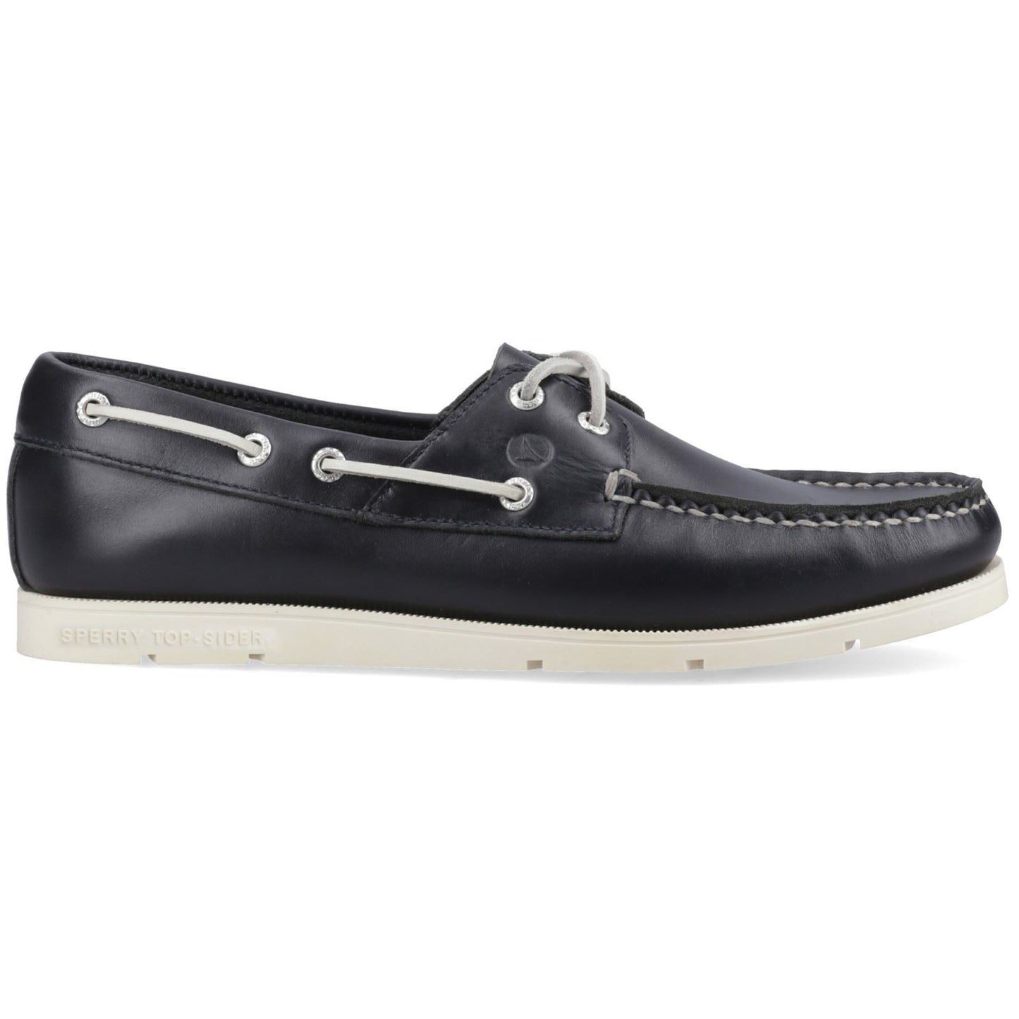 Sperry Oakland 2 Eye Boat Leather Men's Navy Boat Shoes