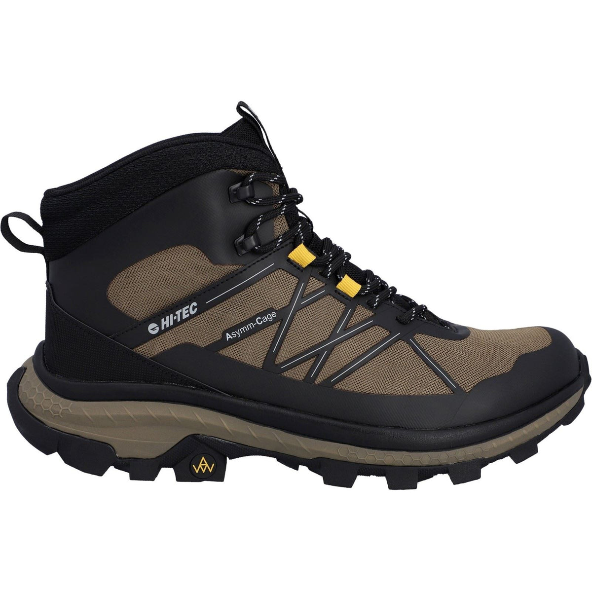 Hi-Tec Infuse Mid Polyester Men's Black/Walnut/Artisans Gold Hiking Boots