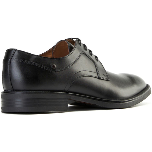 Base London Sleeve Leather Men's Black Lace-Up Shoes