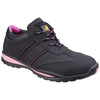 Amblers Safety Women's FS47 Safety Trainer in Black/Pink