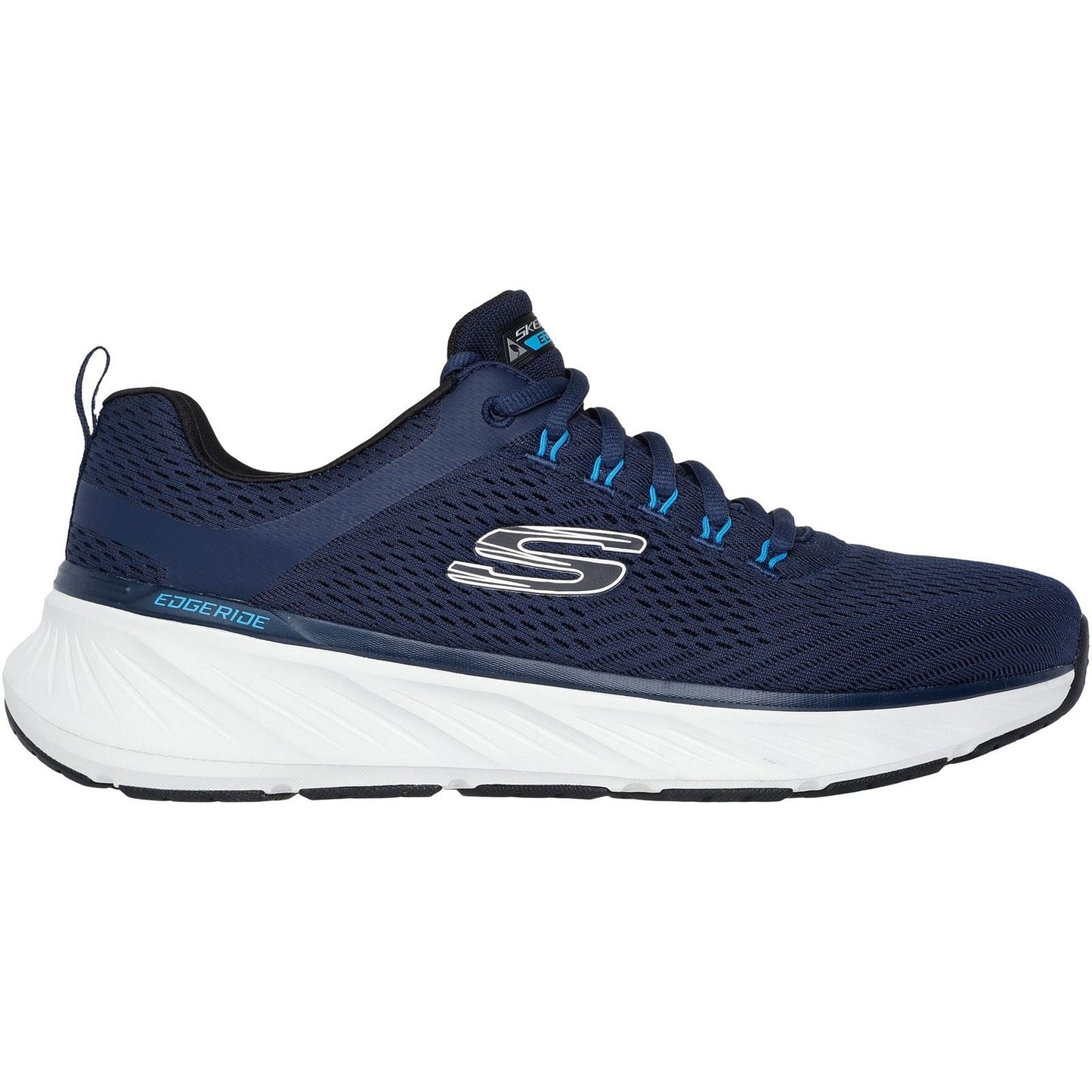 Skechers Relaxed Fit Edgeride Contention Polyester Men's Navy/Blue Trainers