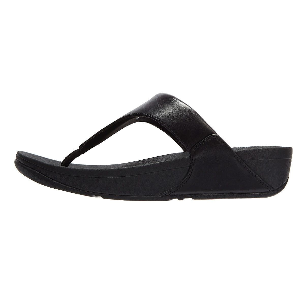 FitFlop Womens Black Lulu Sandals