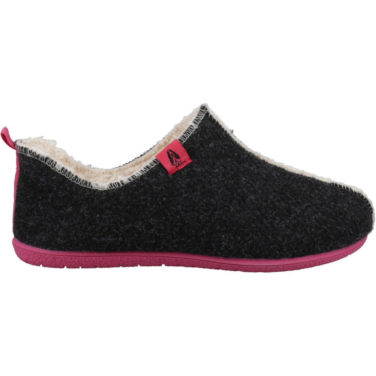Hush Puppies Good Recycled RPET Polyester Women's Charcoal Slippers
