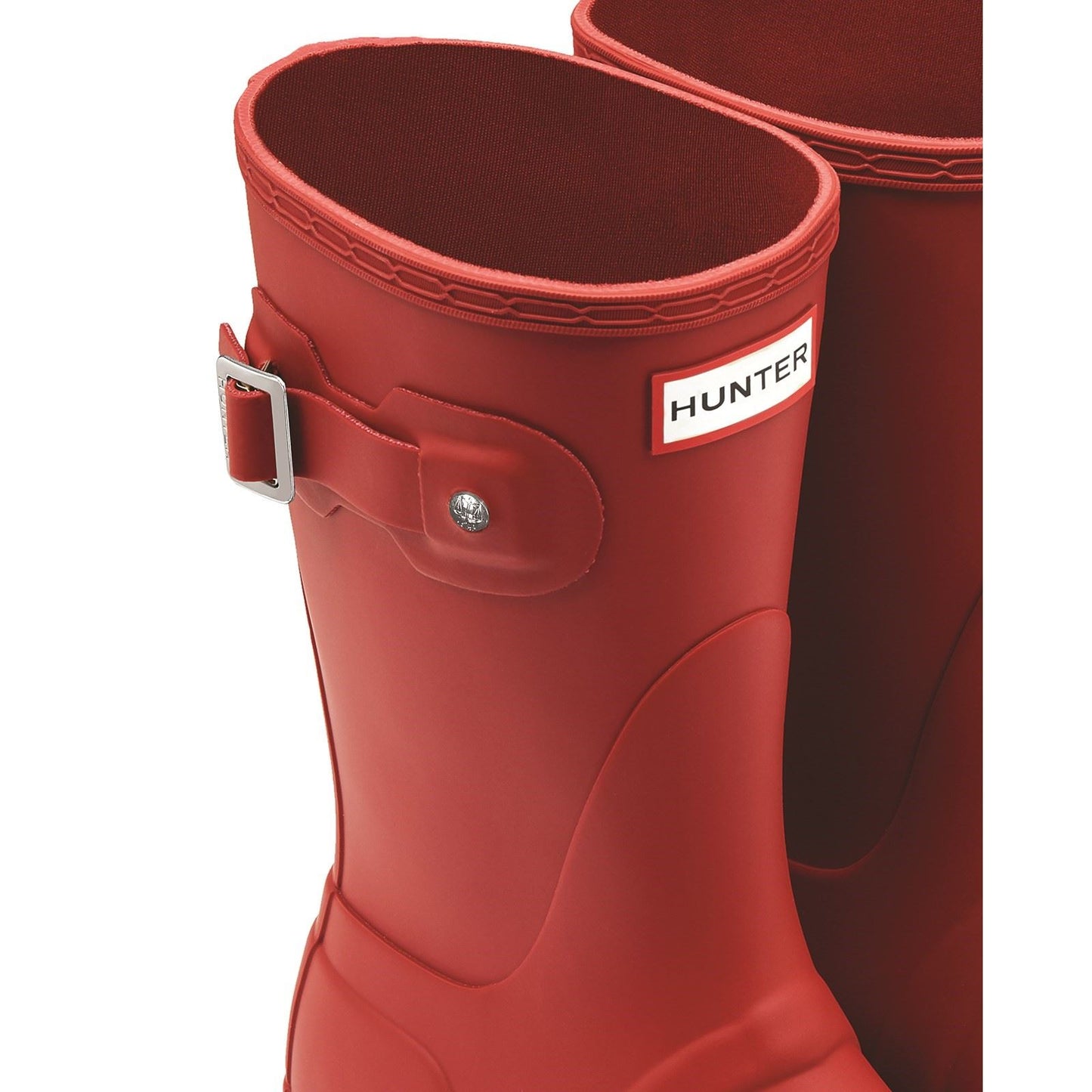 Hunter Women's Original Short Wellington Boots in Red