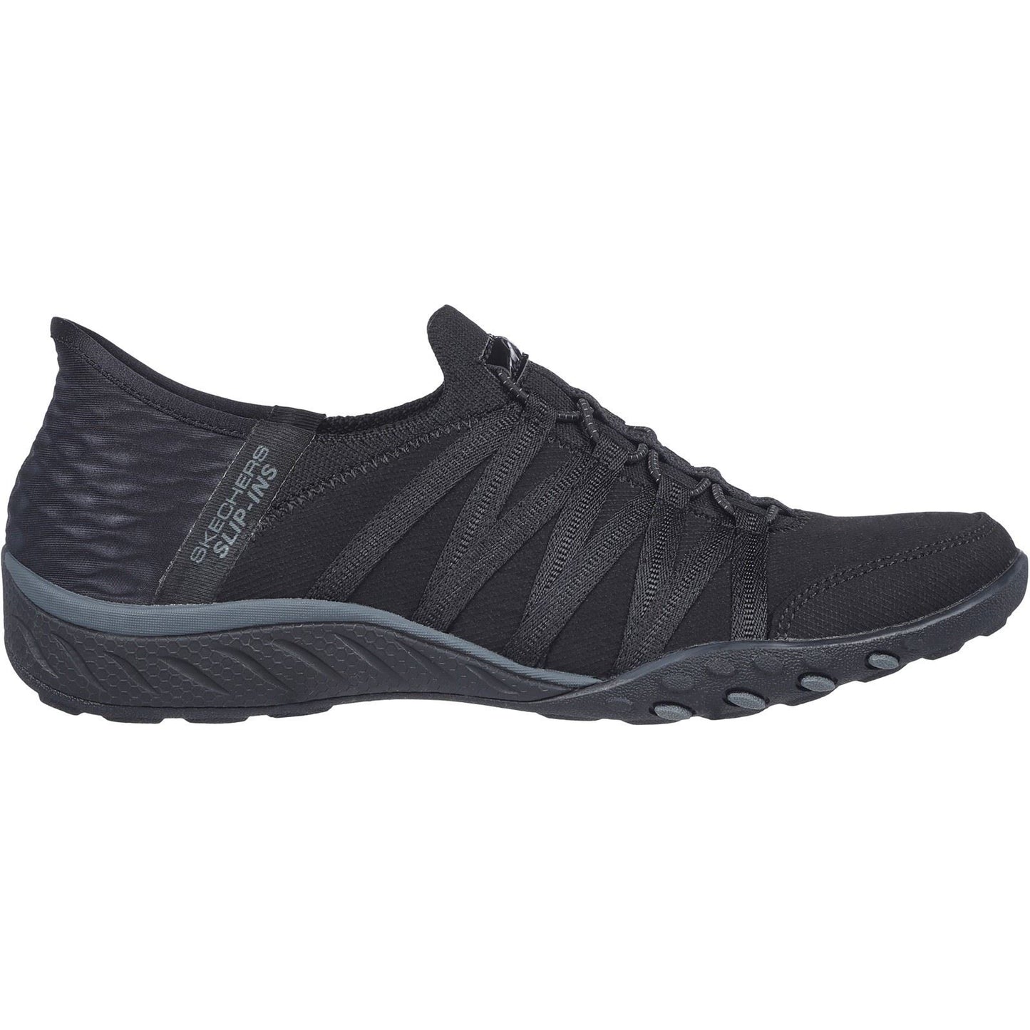 Skechers Women's Breathe-Easy Roll-With-Me Shoes in Black