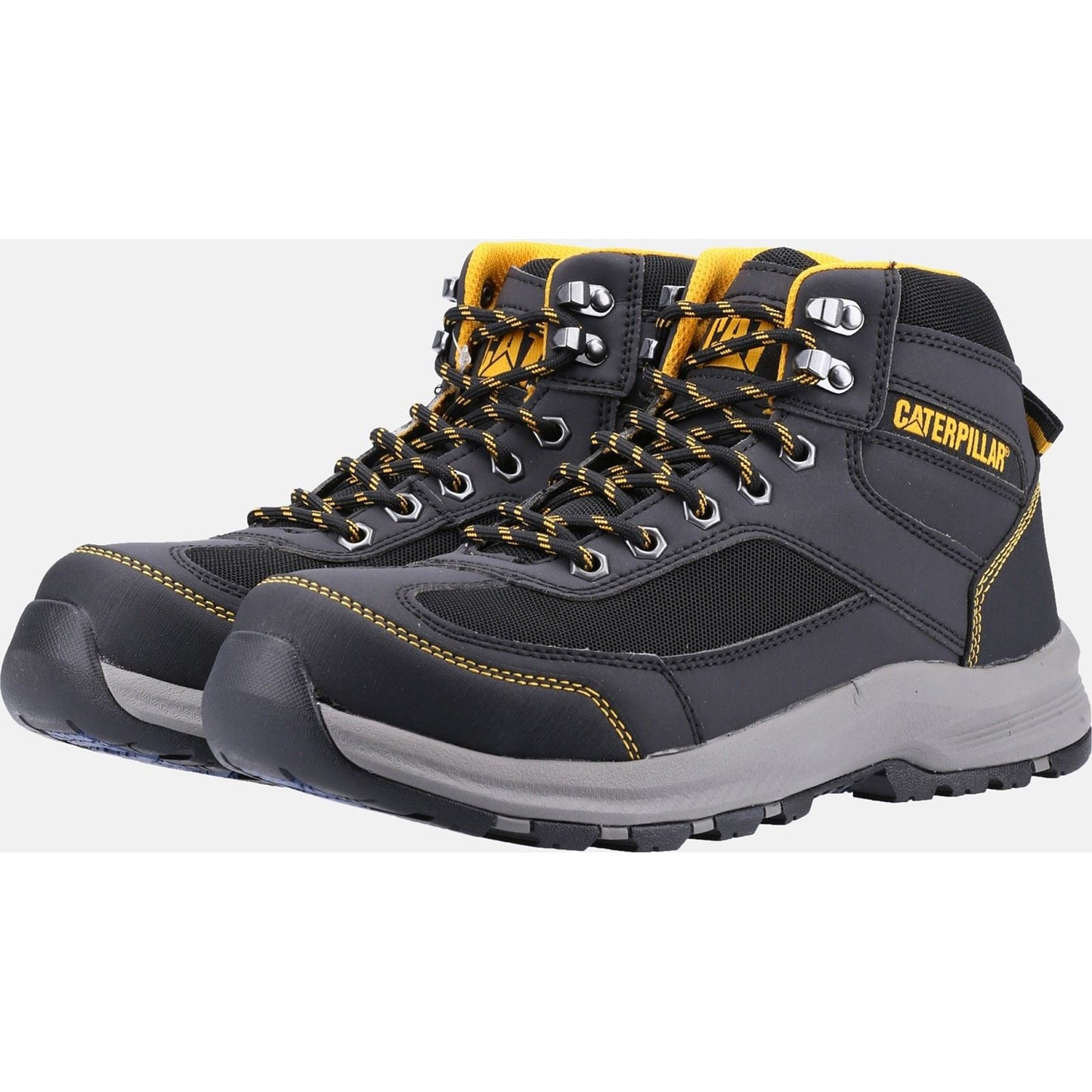 Caterpillar Men's Elmore Mid Safety Hiker in Grey