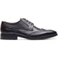 Base London Steeple Brogue Leather Men's Black Brogues Shoes