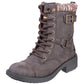 Rocket Dog Women's Thunder Galaxy Biker Boot in Brown Galaxy