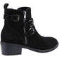 Hush Puppies Women's Jenna Ankle Boot in Black