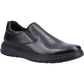 Hush Puppies Trent Leather Men's Black Slip-On Shoes