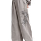 Ed Hardy Gothic Dragon Stone Wash Women's Grey Joggers