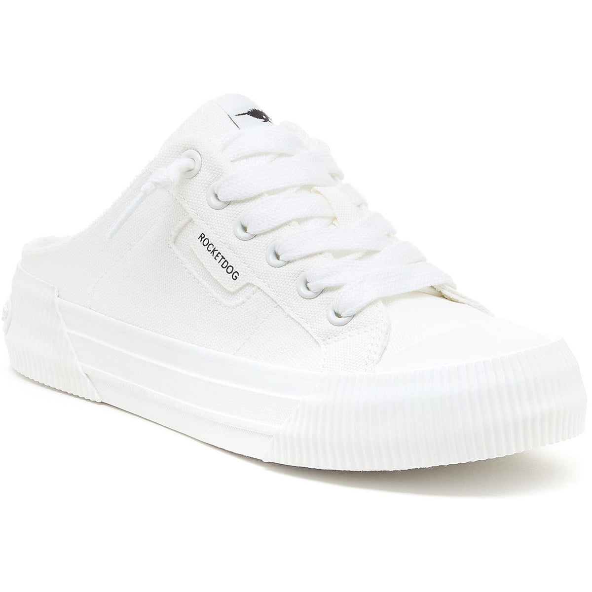 Rocket Dog Cheery Mule Canvas Textile Women's White Mules