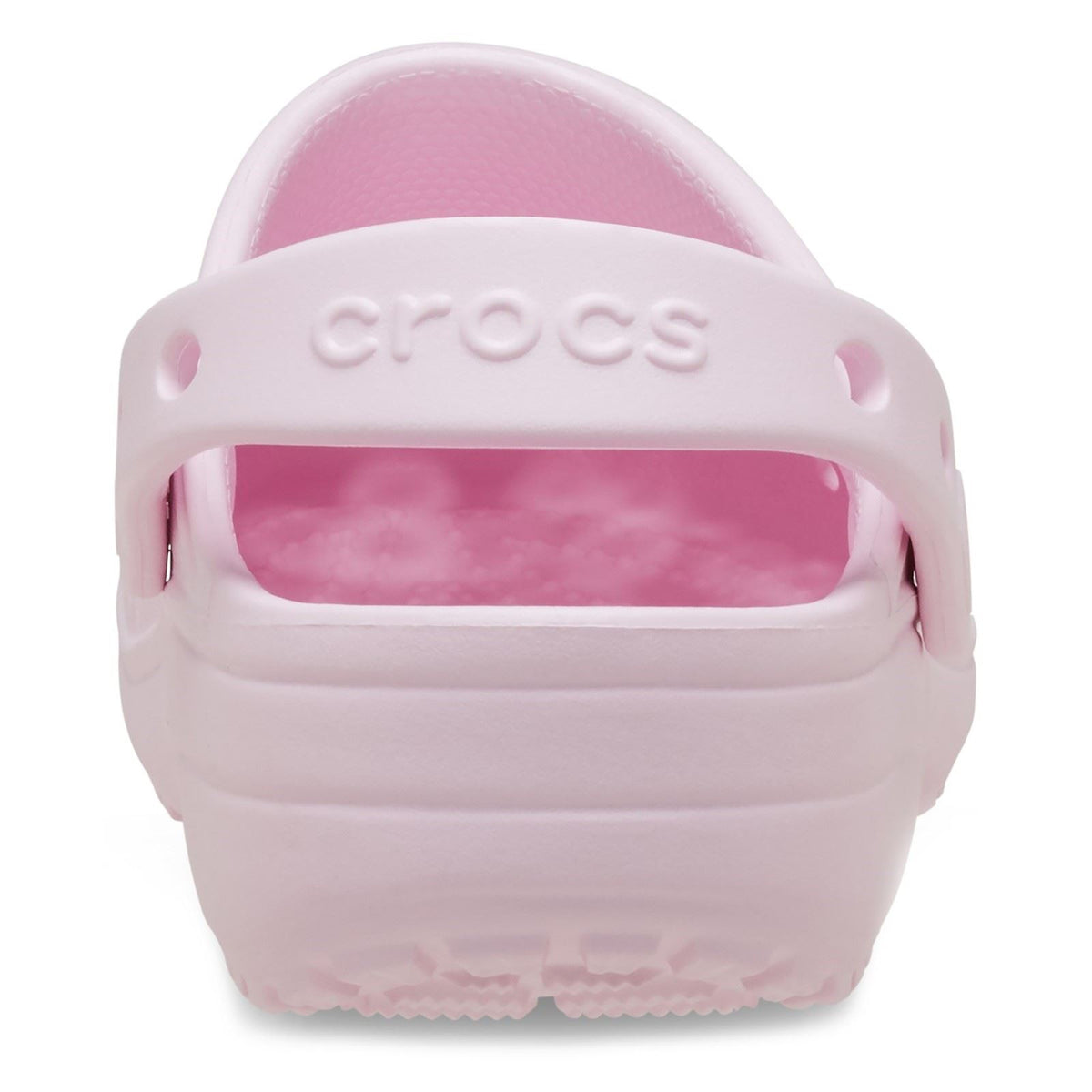 Crocs Classic Floral Cut Out EVA Kid's Pink Milk Clogs