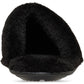 Crocs Classic Fuzz Scuff Thermoplastic Men's Black Slippers