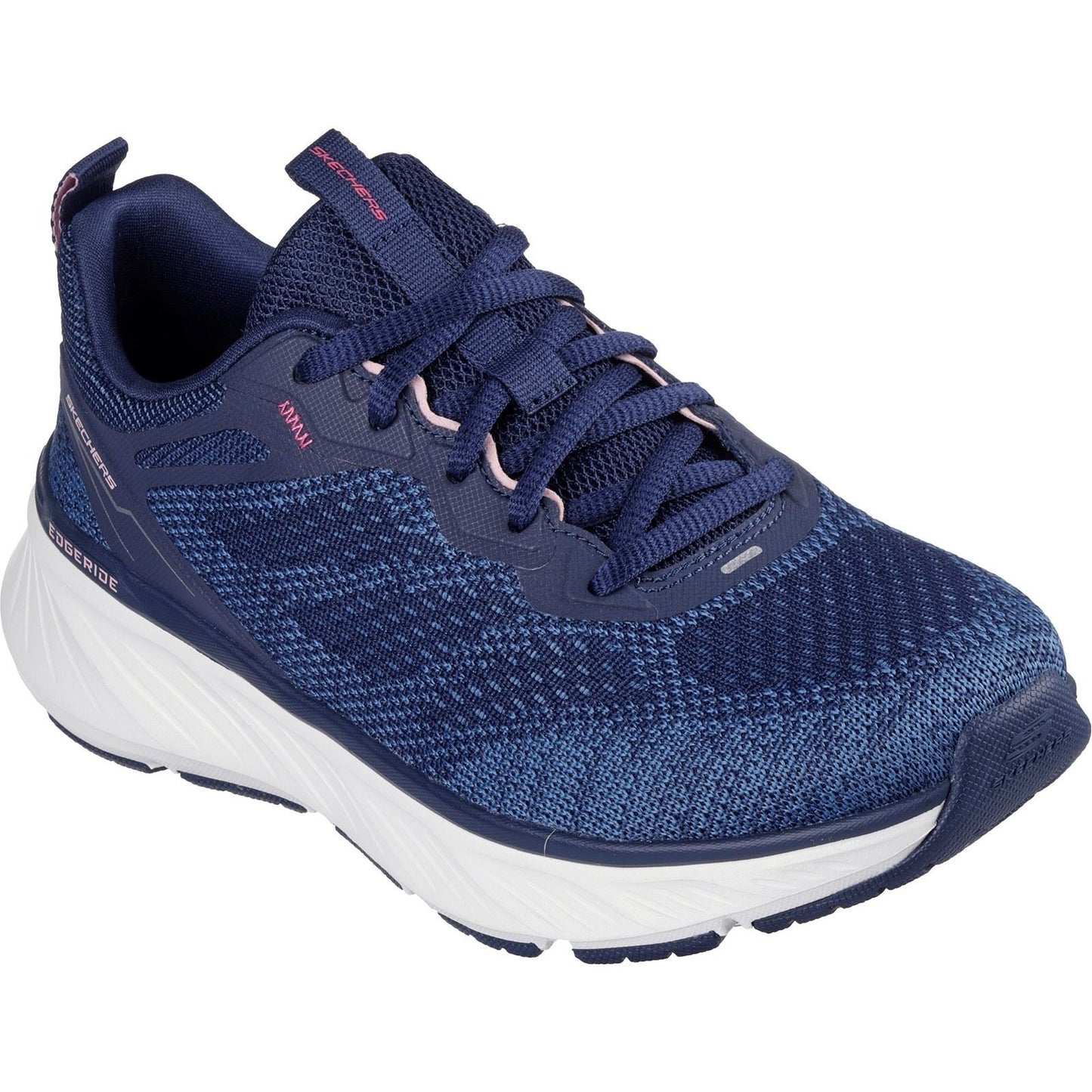 Skechers Women's Edgeride Power Flow Trainers in Navy/Pink