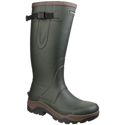Cotswold Compass Synthetic Rubber Wellington in Green