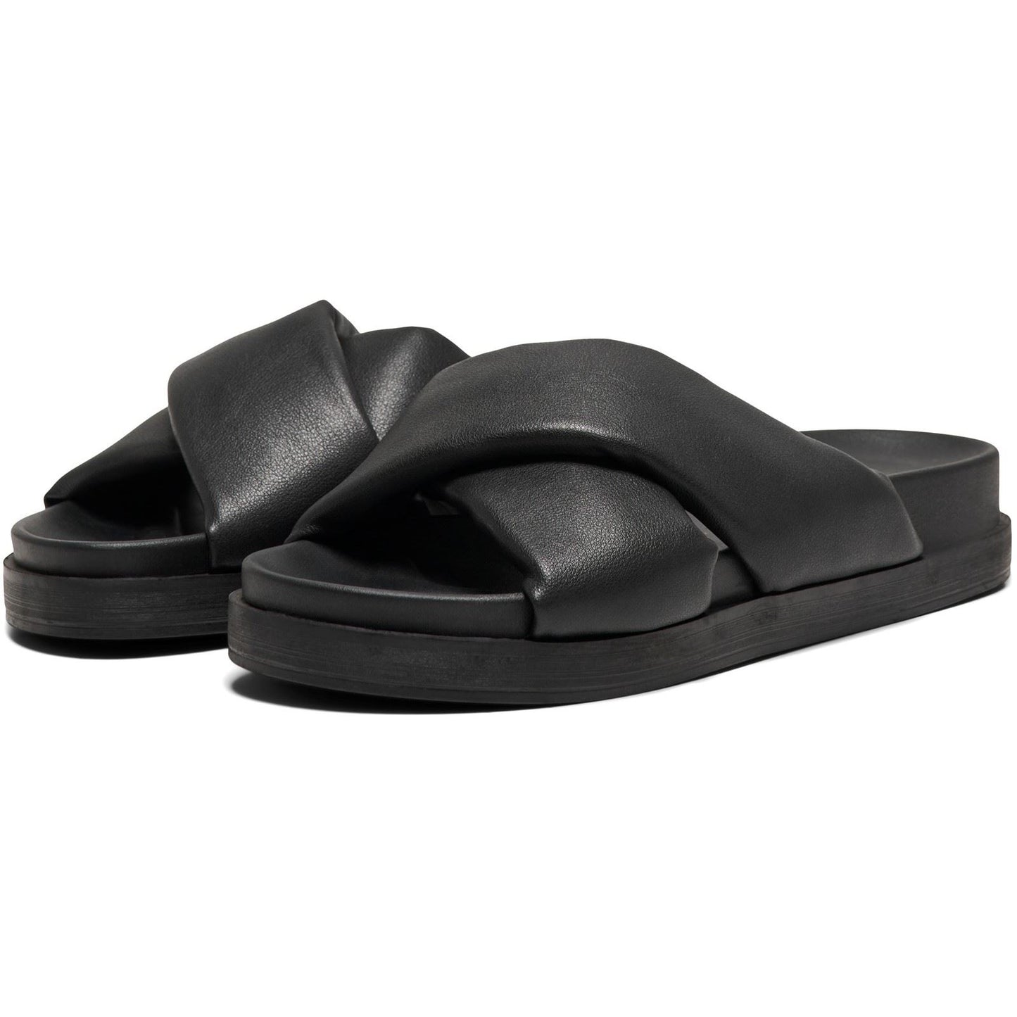 ONLY MINNIE-12 Polyurethane Women's Black Mules