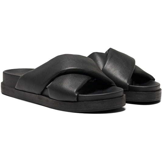 ONLY MINNIE-12 Polyurethane Women's Black Mules